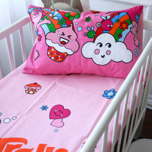 Простынь Детская Бязь Kids Time 17-0261 Trolli