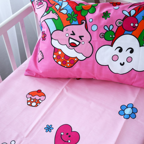 Простынь Детская Бязь Kids Time 17-0261 Trolli - 2