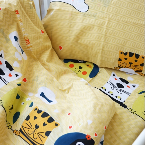 Комплект постельного белья Детский Бязь Kids Time 17-0517 -1 Cat-dog
