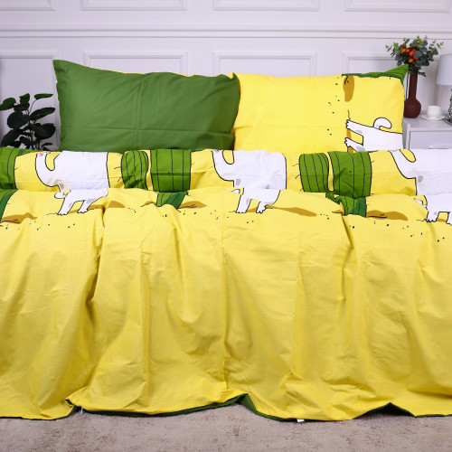 Пододеяльник MirSon Ranforce Elite 17-0372 Cactus - 2