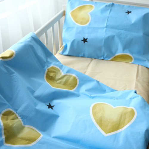 Комплект постільної білизни Дитячий Бязь Kids Time 17-0463 Love stories - 4