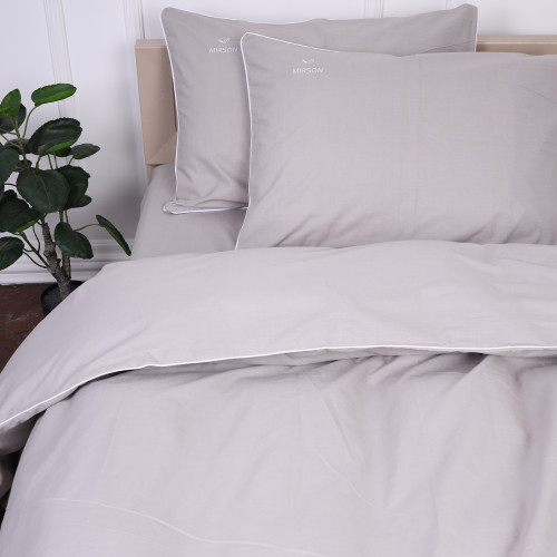 Комплект постельного белья Ranforce Elite Corner 16-5703 "Light Gray" - 5