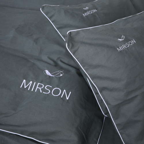 Комплект постільної білизни Ranforce Elite Corner 16-7000 "Green Grey" - 2