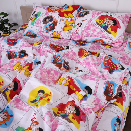 Комплект постельного белья Бязь 17-0109 Love