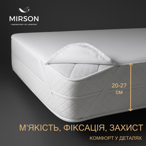 Наматрацник Light №214 ( трикотажний водонепроникний на гумці по кутах) - 2