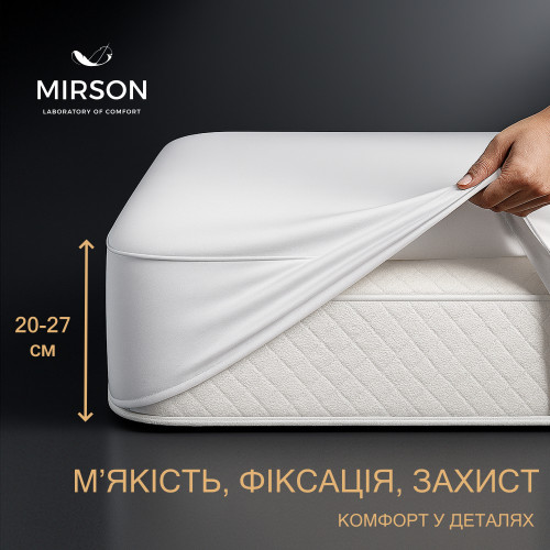 Наматрацник Light Aloe Vera №216 (трикотажний водонепроникний на гумці по периметру) - 2