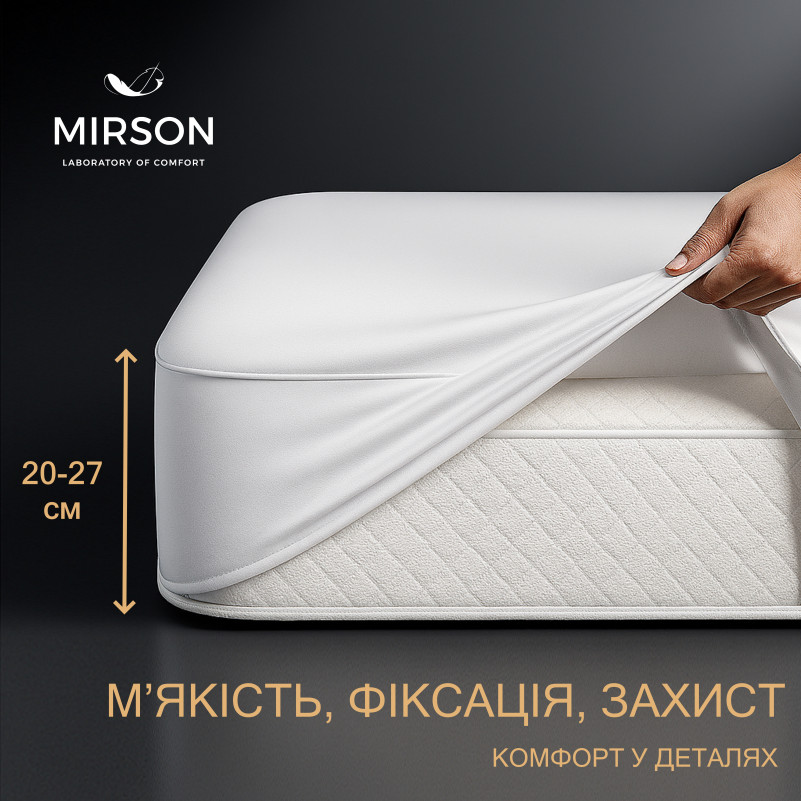 Наматрацник Light Aloe Vera №216 (трикотажний водонепроникний на гумці по периметру) - 1