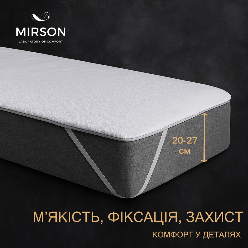 Наматрацник Terry Waterproof №217 (махровий водонепроникний на резинці по кутах) - 1