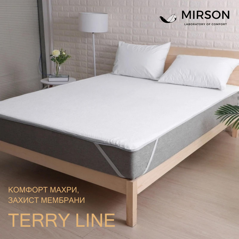 Наматрацник Terry Waterproof №217 (махровий водонепроникний на резинці по кутах) - 4