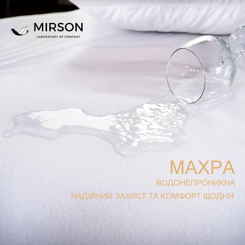 Наматрацник Terry Waterproof №218 (махровий водонепроникний на резинці по периметру) - 2