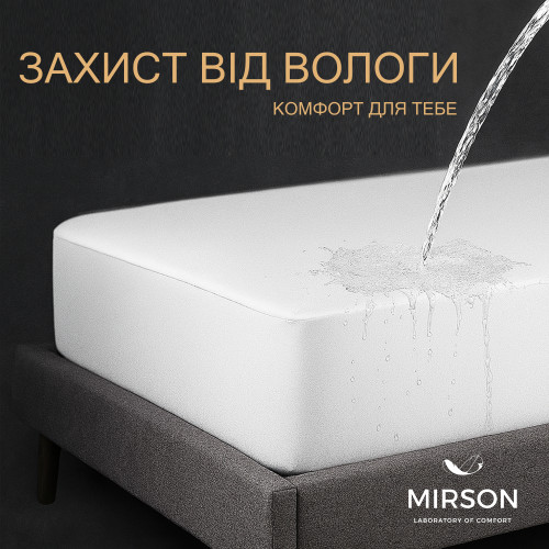 Наматрацник Terry Waterproof Aloe Vera №219 ( махровий водонепроникний на гумці по периметру) - 4