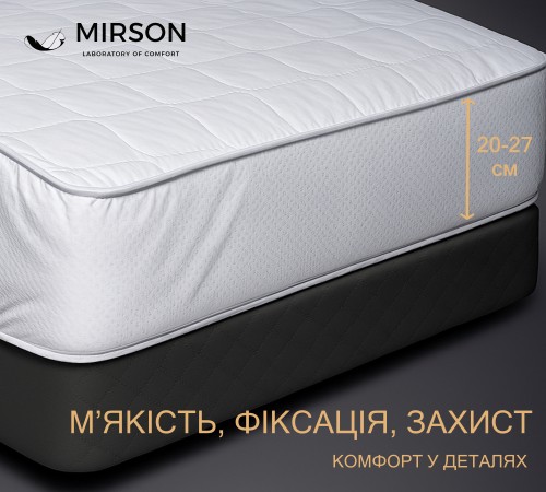 Наматрацник №283 Bamboo двосторонній Aloe Vera (водонепроникний з гумкою по периметру) - 2