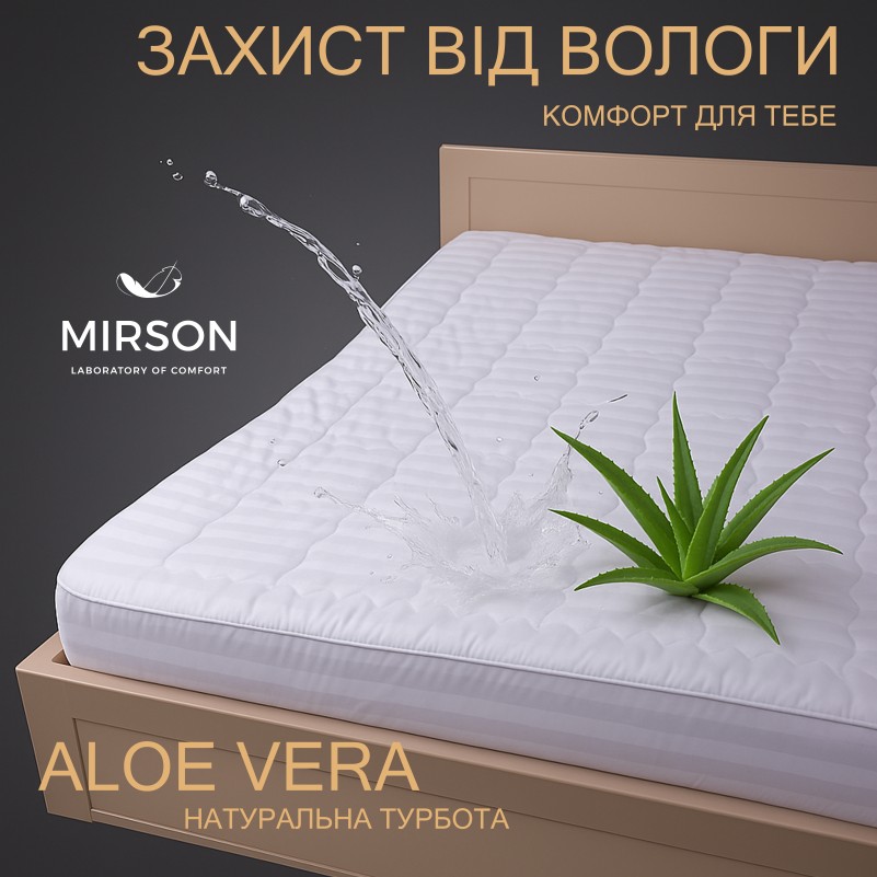 Наматрацник №249/3 Royal Aloe Vera Woollen (водонепроникний на резинці по периметру)