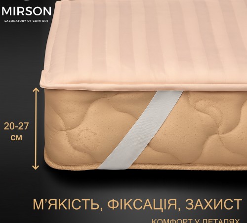 Наматрацник №605 Carmela Bamboo (звичайний з гумкою по кутах)