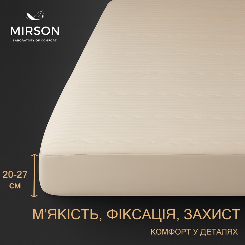 Наматрасник №432 Carmela Eco (обычный с резинкой по периметру) - 1