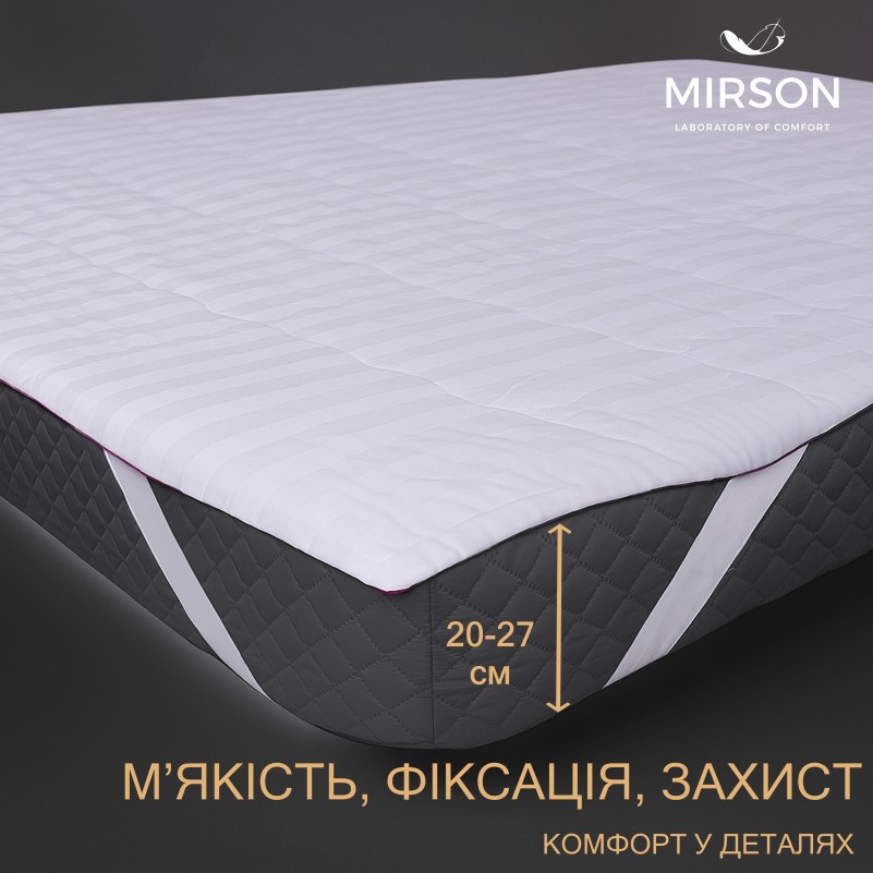 Наматрасник №490 DeLuxe Eco (обычный с резинкой по углам) - 1