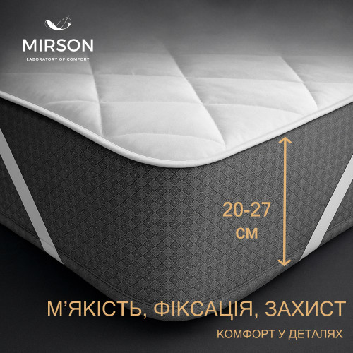 Наматрацник №5003 Exclusive Line Light (звичайний на гумці по кутах) - 2