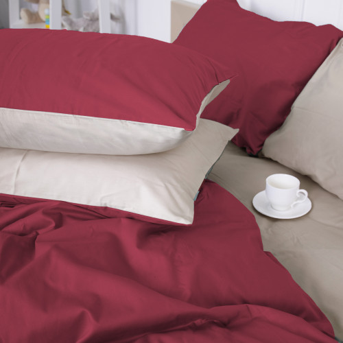 Комплект постельного белья Сатин 0847 + 0840 Ruby