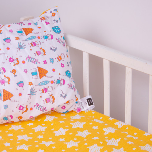Подушка антиаллергенная №3801 Kids Time 18-0002 Sweet Home EcoSilk бязь - 2