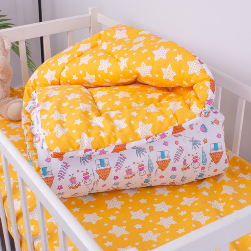 Одеяло антиалергенное №3801 Kids Time 18-0002 Sweet Home бязь (зимнее) - 1