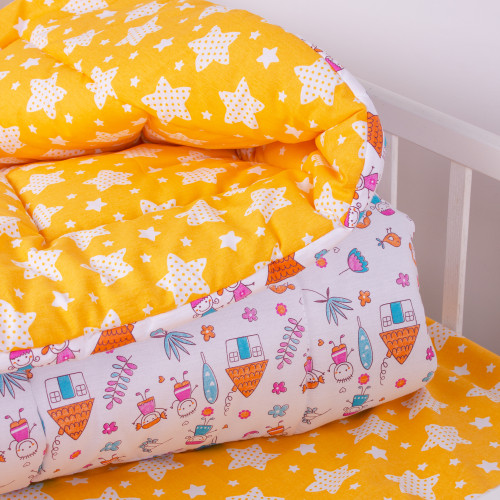 Одеяло антиалергенное №3801 Kids Time 18-0002 Sweet Home бязь (зимнее) - 2