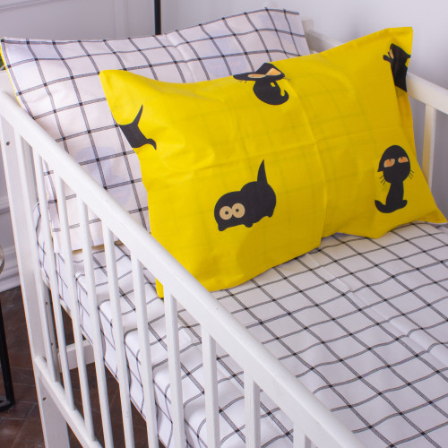 Простынь детская Бязь Kids Time 17-0572 Black Cat - 2