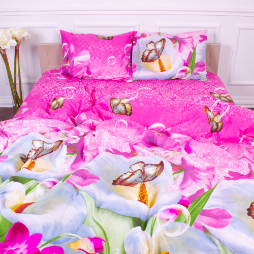 Підковдра Мікрофібра принт 15-0147 Sea-buckthorn  - 2