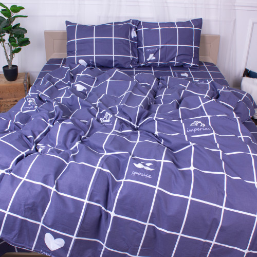 Комплект постельного белья Сатин 22-1268 Love