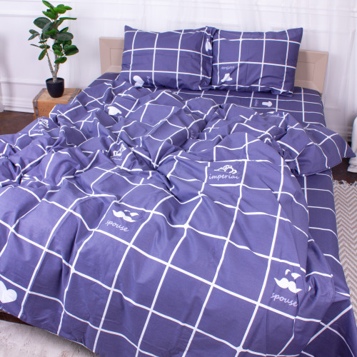 Комплект постельного белья Сатин 22-1268 Love - 2