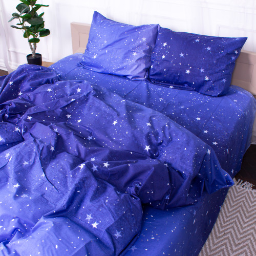 Комплект постільної білизни Сатин 22-1276 Starry sky - 4