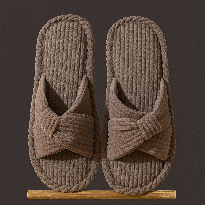 Тапочки "Dream Step" brown - 1
