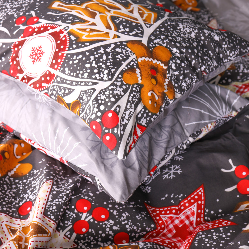 Комплект постельного белья Бязь 17-0880 Holiday Star gray - 1