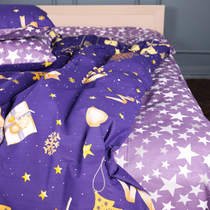 Простынь Ranforce Elite 17-0877 Midnight Christmas - 3