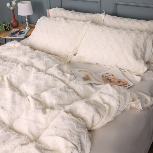 Комплект постільної білизни Сатин ELIT з вишивкою  "Snow mountain" - 2