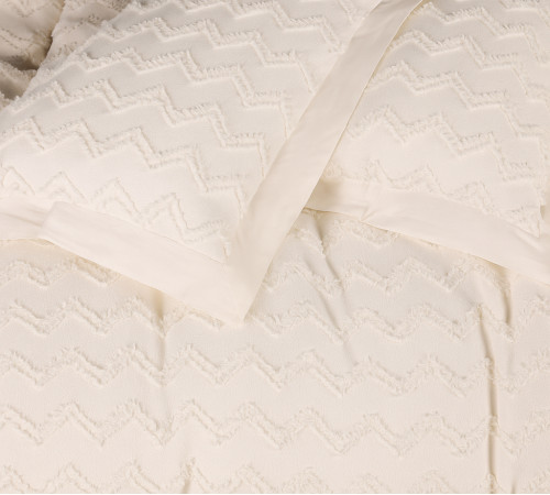 Комплект постільної білизни Сатин ELIT з вишивкою  "Snow mountain"