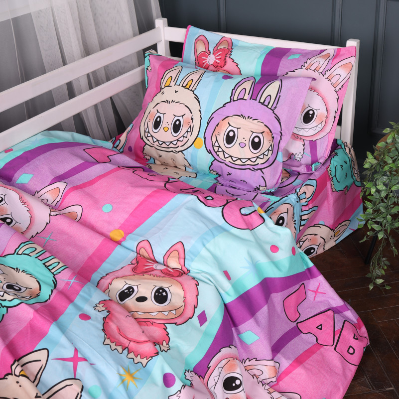 Простирадло Бязь 17-0882 Sweet Labubu - 3
