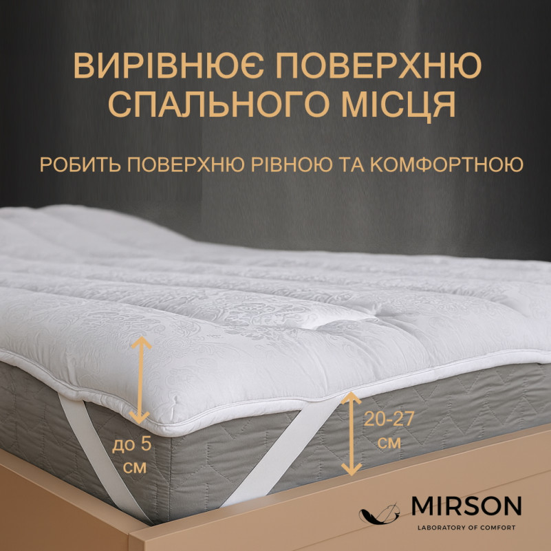 Наматрацник-топер  №2200 MedRest Ferrero White - 4