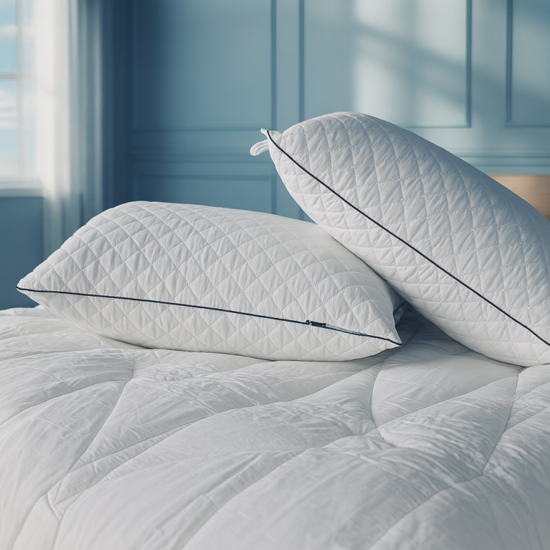  Набор антиаллергенный №9590 "Royal" Ecosilk Деми (Одеяло + подушка) - 4