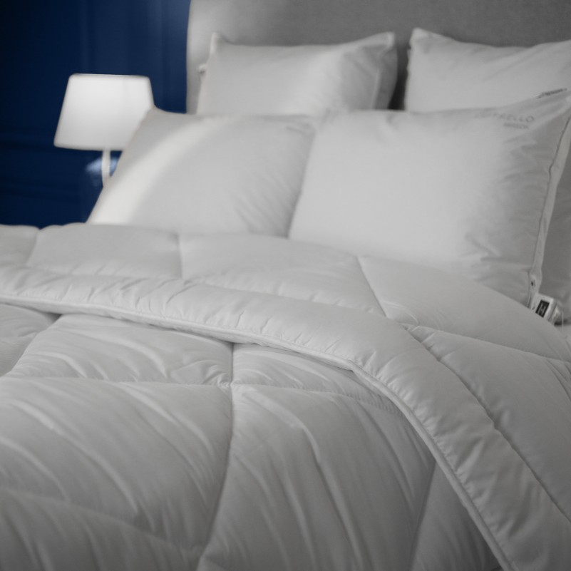 Одеяло хлопковое Eco Light White №1654 хлопок микросатин (супер теплое) - 4