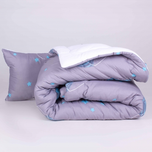 Набор антиаллергенный EcoSilk Зима №5550 Print Line Nancy (одеяло + подушка средняя)
