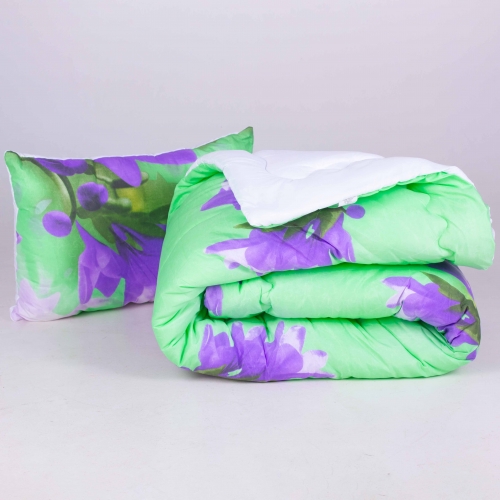 Набор антиаллергенный EcoSilk Зима №5530 Print Line Dancer (одеяло + подушка средняя)