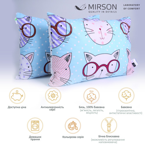 Набор хлопковых подушек Сolor Fun Line Whales №3100 хлопок бязь - 2