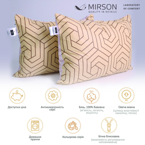 Набор шерстяных подушек Сolor Fun Line Geometry №3107 шерсть бязь - 2