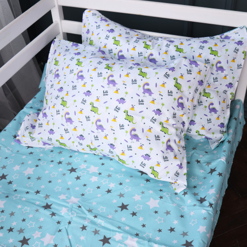 Комплект постільної білизни Бязь 18-0001 Hello Dino - 2
