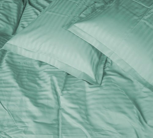 Постельное белье Satin Stripe 30-0013 Azure