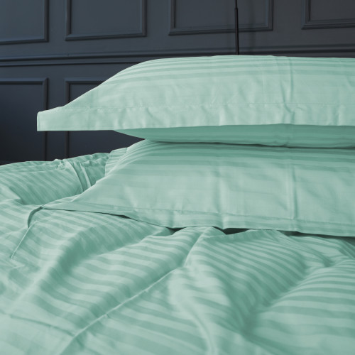 Постельное белье Satin Stripe 30-0013 Azure - 4