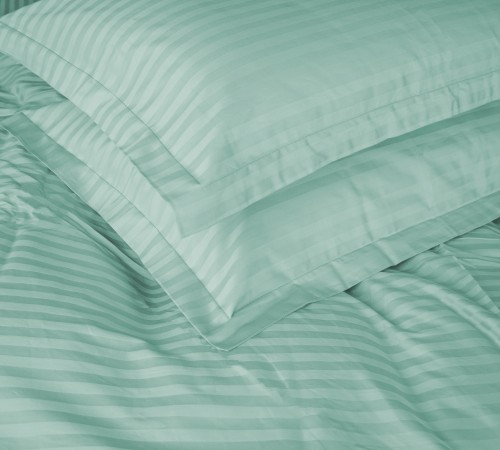 Наволочка Satin Stripe 30-0013 Azure