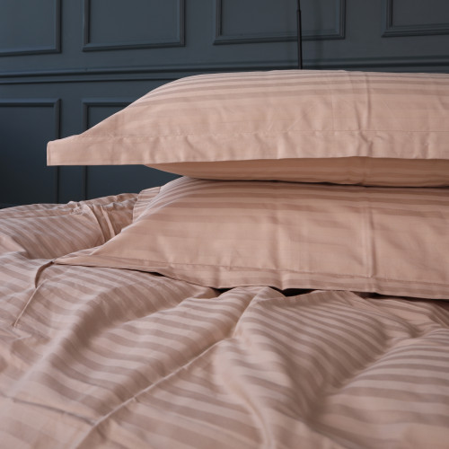 Пододеяльник Satin Stripe 30-0004 Cream - 2