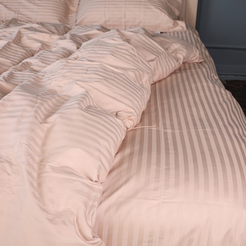 Постельное белье Satin Stripe 30-0004 Cream - 5