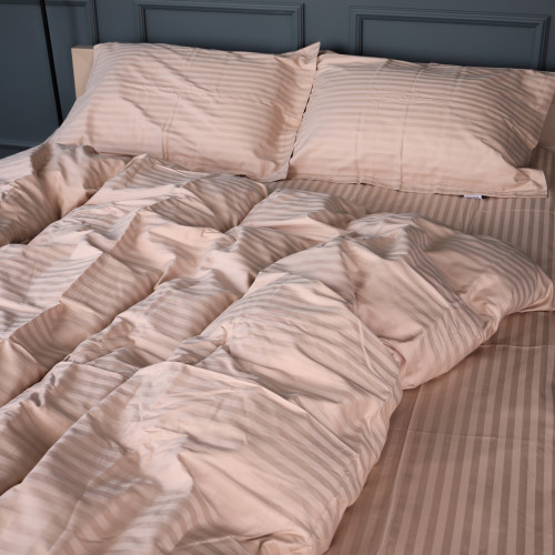Пододеяльник Satin Stripe 30-0004 Cream